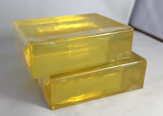 Gele Transparante Synthetisch Rubberkleefstof voor de Industriebanden 0
