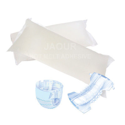 Synthetic Elastic Hot Melt PSA Adhesive For Hygienic Disposable Diapers with transparent color