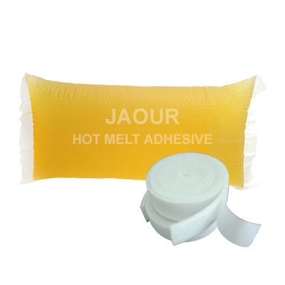 Stevige Thermoplastische Hete de Smeltings Zelfklevende Lichtgele Kleur van TPR